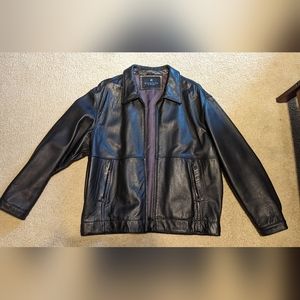 Men's XL Real leather Kenneth Cole Reaction jacket